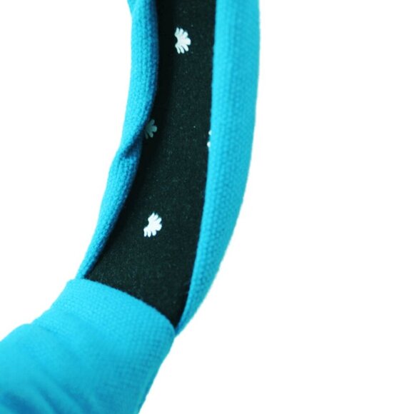 RARE Lele Sadoughi Coastal Chic Turquoise Blue Cotton Knotted Headband NWOT - Picture 3 of 5